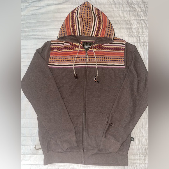 Howler Brothers Other - Howler Brothers Chocolate Cocoa Zip-Up Shaman Hoodie Medium